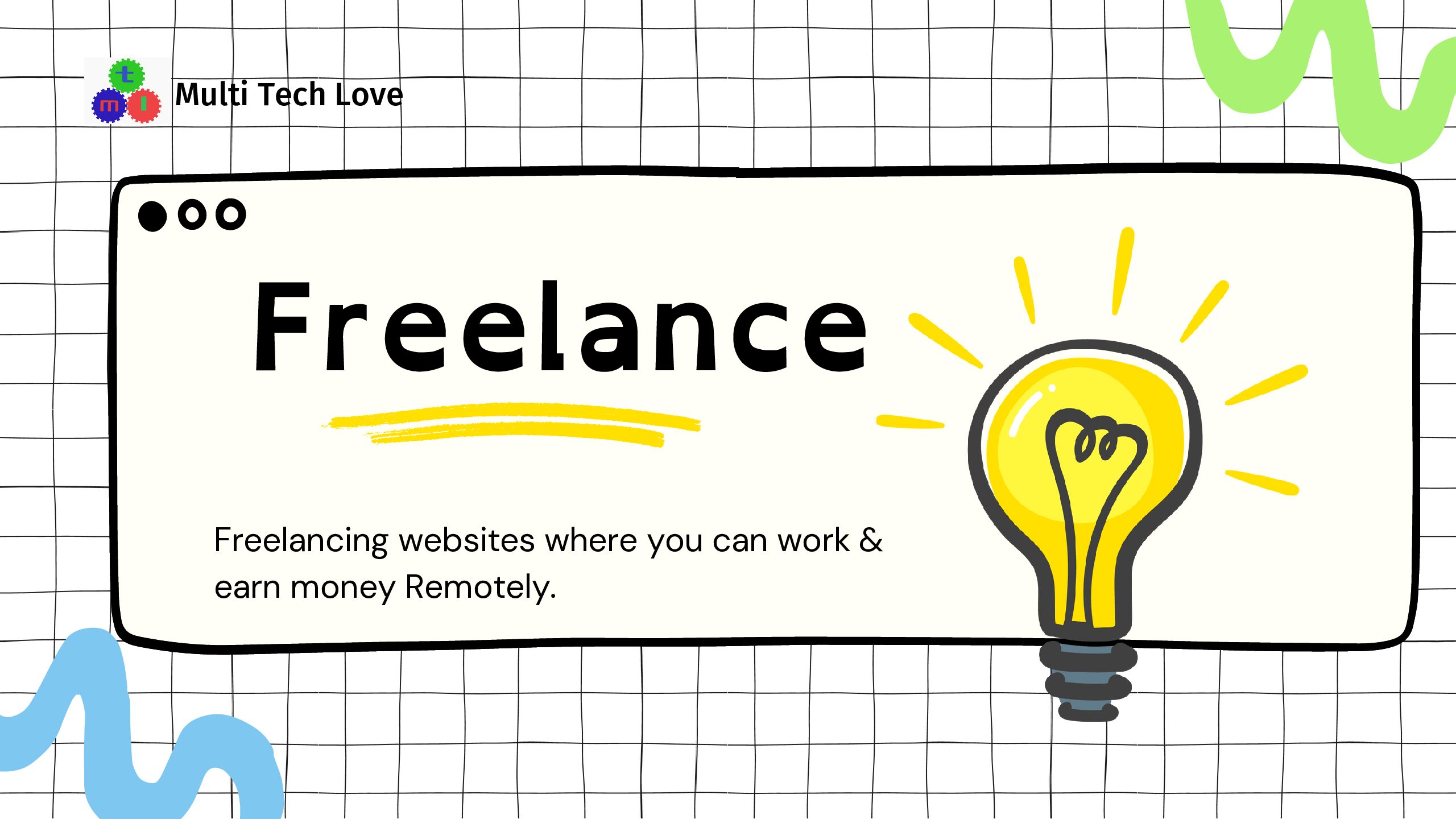 Freelancing websites where you can work & earn money Remotely